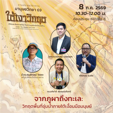 EP.4 | 8C02 - ประชุมวิชาการมานุษยวิทยา 69 หัวข้อ ใต้เงาวิกฤต ชีวิตและจินตภาพใหม่ในความผุพังเชิงโครงสร้าง Under The Shadow of Crisis Lives and New Imagery amid Structural Deterioration